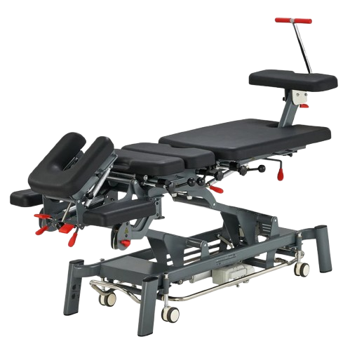 MT Chiropractic Fairworth-381 Electric Chiropractic Table with Manual Drops & Flexion-Distraction Therapy