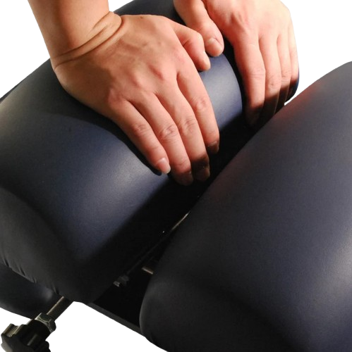 MT Chiropractic Iron-280 Stationary Chiropractic Adjustment Benches – Manual Drop & Break-Away Section