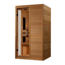 Dynamic Lucca 2 Person Low EMF FAR Infrared Indoor Sauna | DYN-6215-05