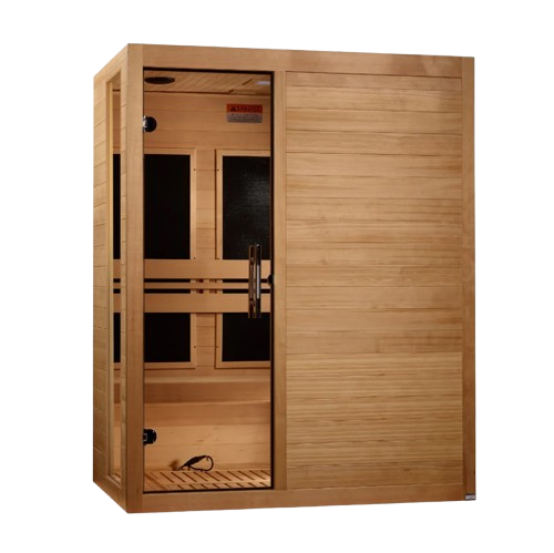 Dynamic Toscana 3 Person Low EMF FAR Infrared Indoor Sauna | DYN-6315-05