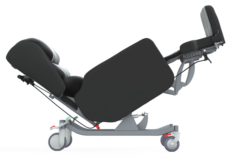 Side View Of The Accora Configura Advance Comfort Chair In The Titled Position