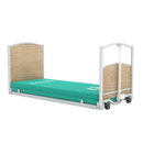 Side View Of The Accora FloorBed Ultra Low Adjustable Bed In The Flat Position