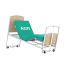 Side View Of The Accora FloorBed Ultra Low Adjustable Bed In The Trendelenburg Position