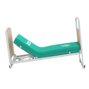 Side View Of The Accora FloorBed Ultra Low Adjustable Bed In Trendelenburg Position With Head Position Raised