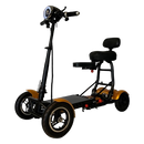 Side View Of The ComfyGo MS 3000 Mobility Scooter Shown In Gold Color With Standard Seat