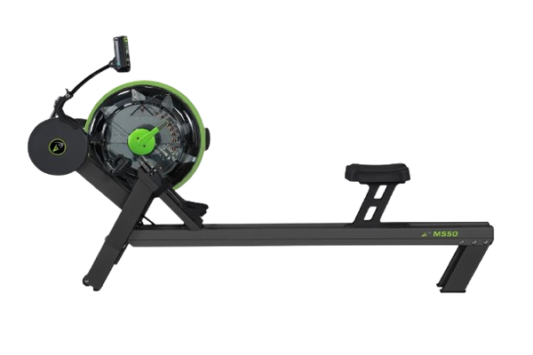 Side View Of The Dynamic Fluid Fitness M550 Rower