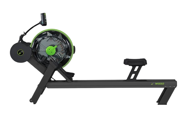 Side View Of The Dynamic Fluid Fitness M550 Rower