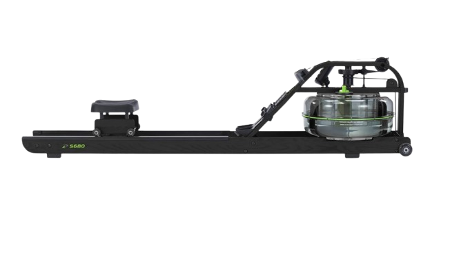 Side View Of The Dynamic Fluid Fitness S680 Rower