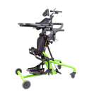 Side View Of The EasyStand Bantam Extra Small Standing Frame Shown In Green Color