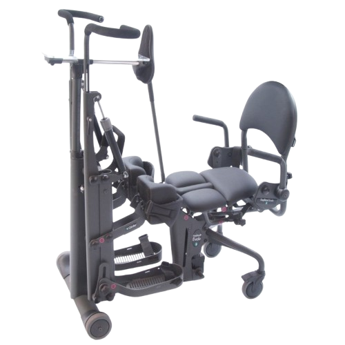 Side View Of The EasyStand Glider Medium In The Lowered Position