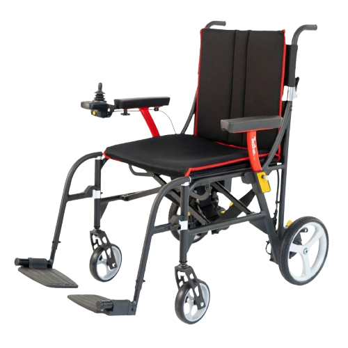 Side View Of The Feather Electric Wheelchair