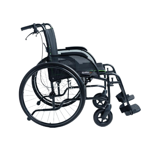 Side View Of The Feather Heavy Duty Wheelchair