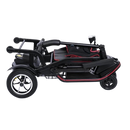 Side View Of The Feather Mobility Scooter In The Flat Folded Position
