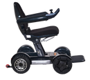 Side View Of The Golden Technologies Ally Sport Omnidirectional Electric Wheelchair Right Side Shown In Carbon Fiber Color