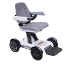 Side View Of The Golden Technologies Ally Sport Omnidirectional Electric Wheelchair Right Side Shown In White Color