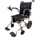 Side View Of The Journey Air Lightweight Electric Wheelchair Showing The Left Side