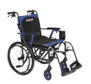 Side View Of The Journey So Lite C2 Wheelchair Right Side Shown In Blue Color