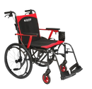 Side View Of The Journey So Lite C2 Wheelchair Right Side Shown In Red Color