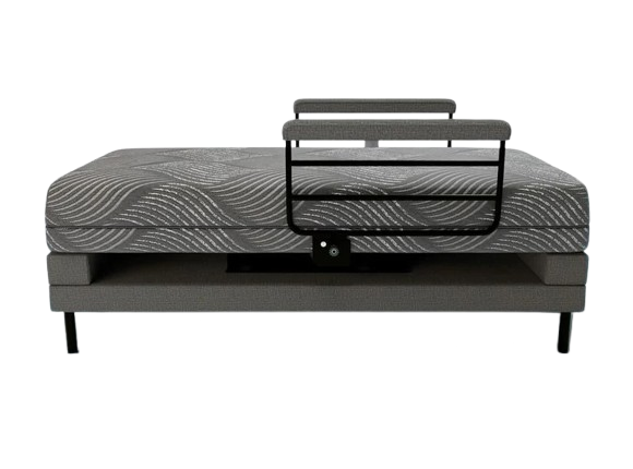 Side View Of The Journey UPbed Independence Rotating Adjustable Lift Bed In The Flat Sleeping Position