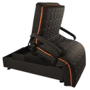 Side View Of The Journey UPbed Sleep-To-Stand Adjustable Bed Shown In The Chair Position