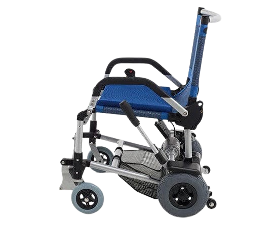 Side View Of The Journey Zinger Electric Wheelchair On The Left Side