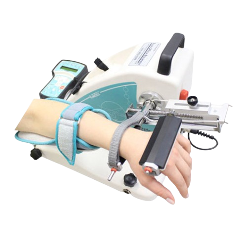 Side View Of The Kinetec Maestra Hand And Wrist CPM Machine With Arm Demonstration