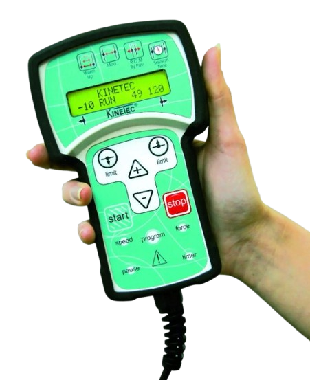 Side View Of The Kinetec Spectra XL Knee CPM Machine Controller