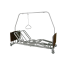 Side View Of The Med Mizer EX8000 Bariatric Adjustable Bed With Trapeze Attachment