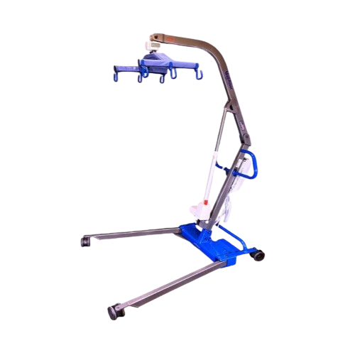 Side View Of The Med Mizer MedRiser Patient Lift In The Extended Position