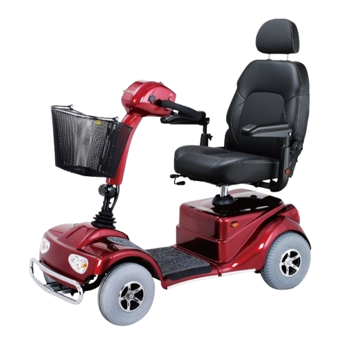 Side View Of The Merits Pioneer 4 Mobility Scooter