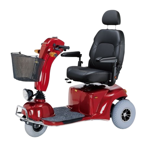 Side View Of The Merits Pioneer 9 Mobility Scooter