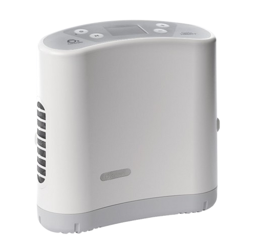 Side View Of The O2 Concepts Oxilife Liberty Portable Oxygen Concentrator