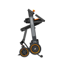 Side View Of The Paiseec W1 Lightweight 2‑in‑1 Electric Wheelchair Shown In The Folded Position With Orange Color 