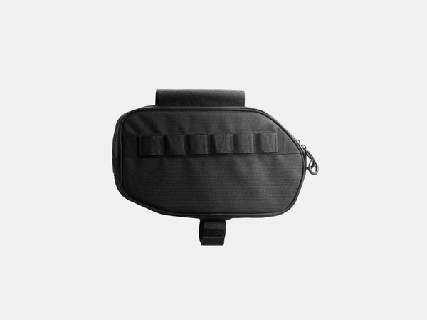 Side View Of The STRUTT ev1 Smart Electric Mobility Vehicle Optional Side Storage Bag Accessory