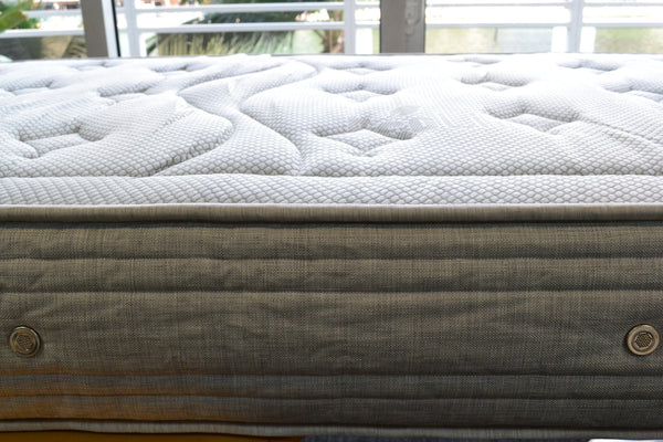 Side View Of The Top Of The Eurolux Thermovisco: The 10-Layer Luxury Mattress Crafted By Masters
