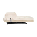 Side View Of The Transfer Master Supernal Hi Low Adjustable Bed With Side Rails And Side Rail Covers