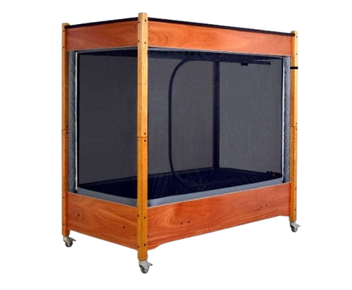 Sleep Safe Insight Side View Wooden Finish Closed Door