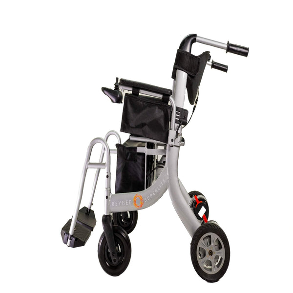 Reyhee Superlite Folding Electric Wheelchair And Rollator Combo