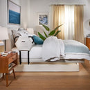 The Dawn House Bed Side View Ivory Color With Headboard Mattress And Side Rail