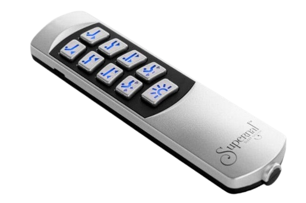 Transfer Master Supernal Hi Low Adjustable Bed Silver And Black Remote Control