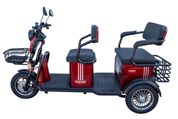 Pushpak Motors- Pushpak 4000 Two-Person Electric Scooter