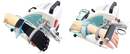 Two Views Of The Kinetec Maestra Hand And Wrist CPM Machine With A Limb Attached, Showing Its Functionality.