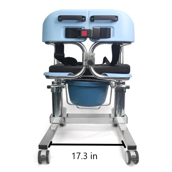 Top Medi TCM-01S Shower Commode Transfer Chair With Lift