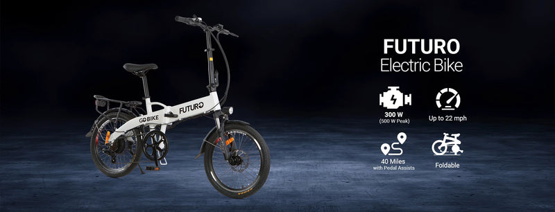 GoBike Futuro Foldable Lightweight Electric Bike