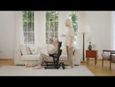 Mobile Patient Lift Buddy Motorized Floor to Seat Fall Recovery Patient Lift Chair for Seniors Demonstration Video