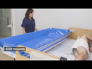 TR Equipment Shower Bed for Bariatric Patients - TR3200 Battery Operated