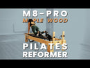 Align Pilates M8 Pro Maple Reformer With Pro Sitting Box