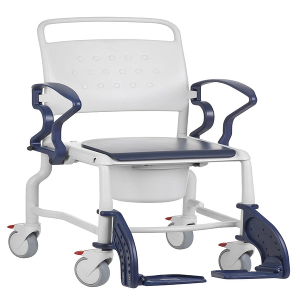 Rebotec Hamburg Height Adjustable Shower Commode Chair