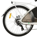 Ecotric 26inch Lark Electric City Bike With A Basket And Rear Rack