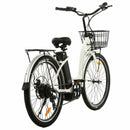 Ecotric Peacedove 26inch Electric City Bike With Basket And Rear Rack